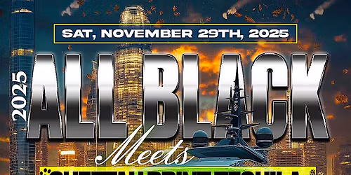 2025 All Black Meets Cheetah Print Tequila Thanksgiving Cruise