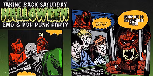 Taking Back Saturday Halloween: Emo & Pop Punk Party - Perth
