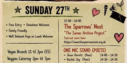 Sumac Centre Gladstonebury Festival - Community Acoustic Garden Party