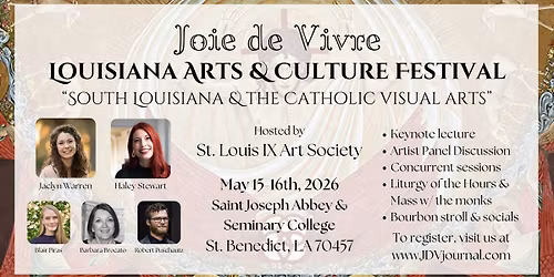 Joie de Vivre Louisiana Arts & Culture Festival (May 2026)