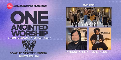 One Anointed Worship Album Launch & Revival Night