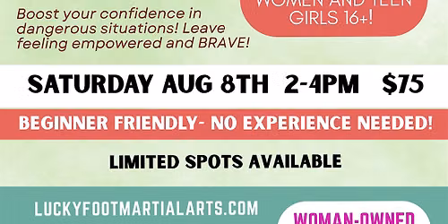 Women's Self-Defense Class at Luckyfoot Martial Arts