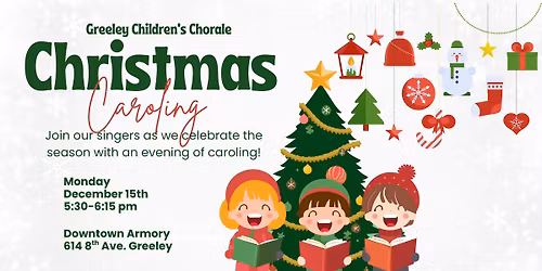 Caroling with Greeley Children's Chorale