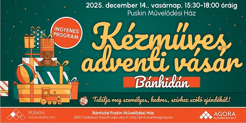 K\u00e9zm\u0171ves adventi v\u00e1s\u00e1r B\u00e1nhid\u00e1n