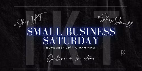 Small Business Saturday \ud83d\udc99