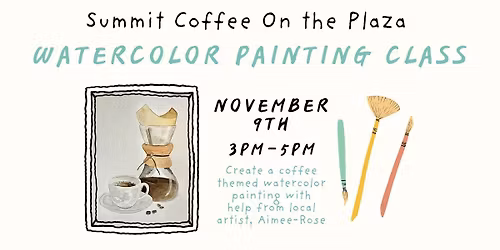 November Painting Class at Summit Coffee On the Plaza