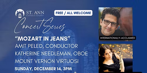"Mozart in Jeans" with BSO Oboist & Mount Vernon Virtuoisi (Free)