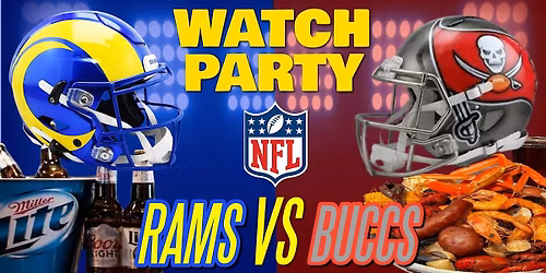 Buccs vs Rams!! - Watch Party at The Revel!