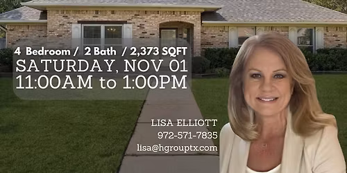 OPEN HOUSE - 1554 N VALLEY PKWY., LEWISVILLE, TX 75077