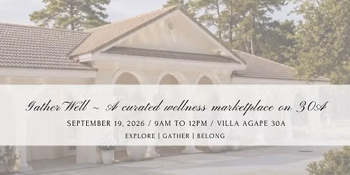 Gather Well | A curated wellness marketplace on 30A