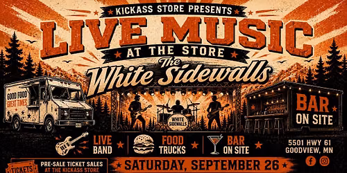 The Kickass Store presents The White Sidewalls