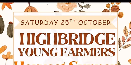 Highbridge Yfc harvest supper 2025