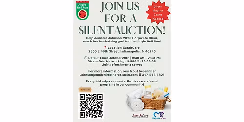 TTR\/Majestic Care\/SaraCare  Silent Auction  For The Jingle Bell Run 2025!