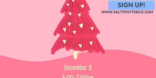 Adult Pottery Class- Christmas Tree Trays