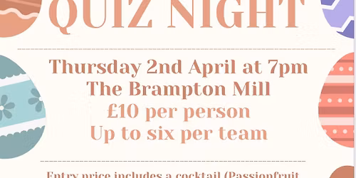 Easter quiz night\ud83d\udc23\ud83e\udd42\ud83c\udfa4
