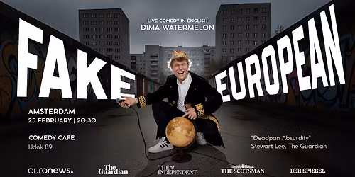 Dima Watermelon: Fake European | Stand-Up Comedy in Amsterdam