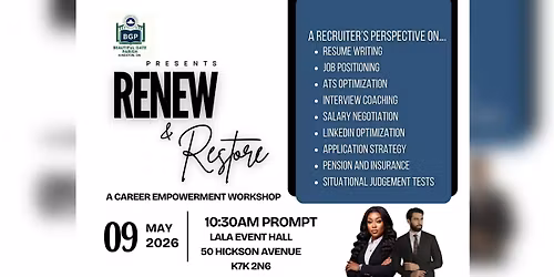 Renew And Restore - A Career Empowerment Workshop