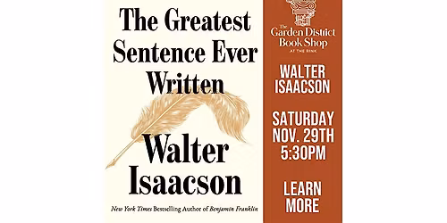 Walter Isaacson at the GDBS