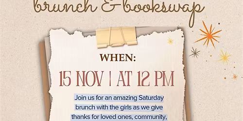 Friendsgiving Brunch & Book Swap