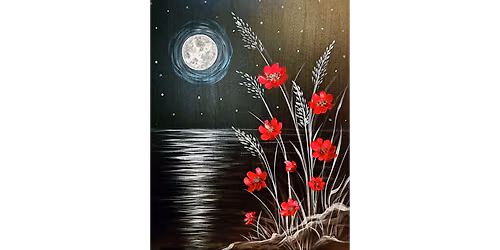 Silver Moon Blooms - Paint and Sip in Houston | Classpop!\u2122