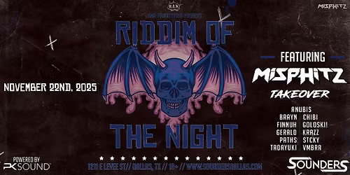 Riddim of the Night 11\/22 - Dallas, TX