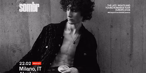 sombr in concerto a Milano