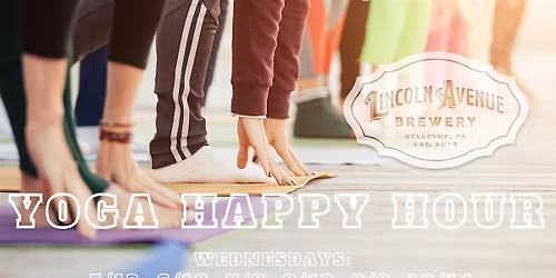 Happy Hour Yoga at Lincoln Ave Brewing