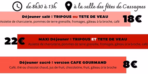 PETIT D\u00c9JEUNER sal\u00e9 ou sucr\u00e9