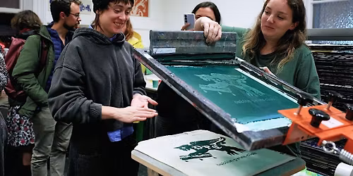 Live Screen Printing with Dublin Print Club and Mini Print Exhibition
