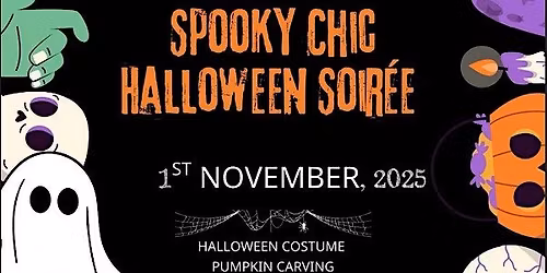 Spooky Chic Halloween Soir\u00e9e \u200d