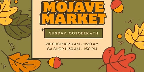 Fall Mojave Market 2026