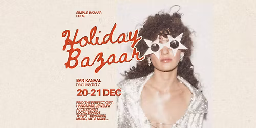 The SIMPLE Holiday Bazaar @ bar KANAAL