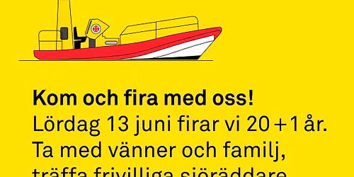 20+1 \u00e5rs jubileum Sj\u00f6r\u00e4ddningss\u00e4llskapet Stenungsund