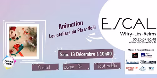 Animation : Les ateliers du P\u00e8re-No\u00ebl