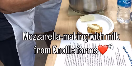 SOLD OUT - Mozzarella & ricotta-making class