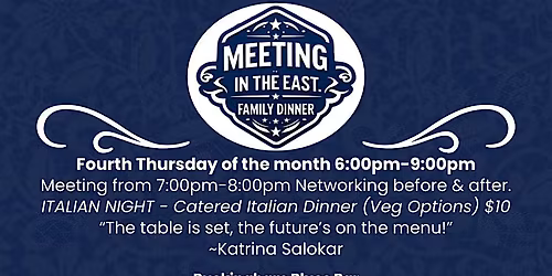 Meeting in the East \u2013 Family Dinner