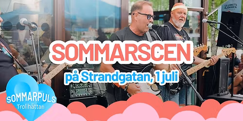 Sommarscen p\u00e5 Strandgatan