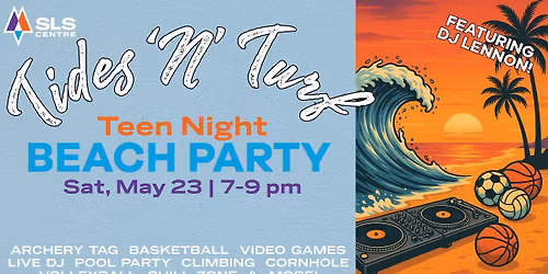Tides \u2018n\u2019 Turf: Teen Night \u2013 Beach Bash Edition