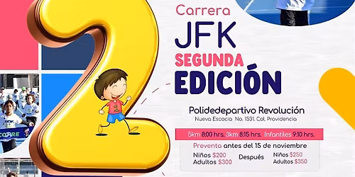 2da Carrera Familiar con causa John F. Kennedy