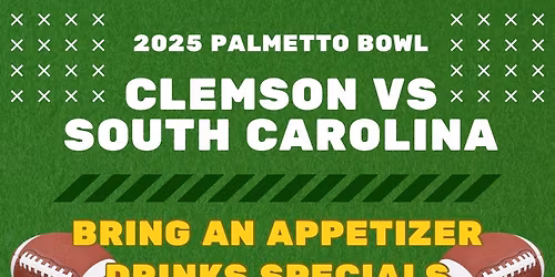 Clemson vs South Carolina watch party