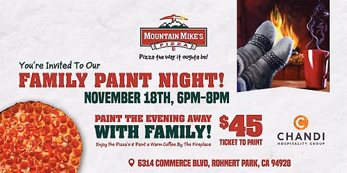 Family Paint Night at Mountain Mike\u2019s