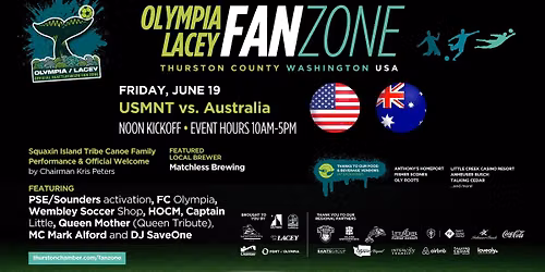 Olympia Lacey Fan Zone - USMNT vs. Australia