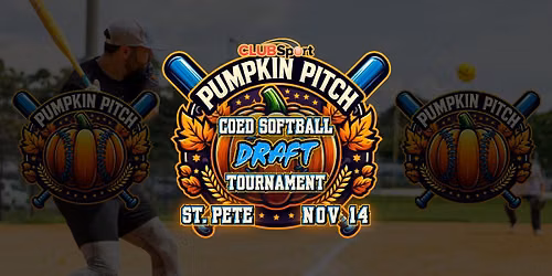 Pumpkin Pitch Coed Softball Draft Tournament