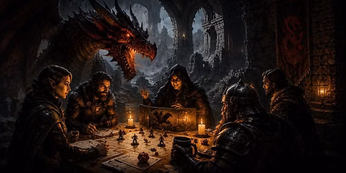 Pierwszy Otwarty Wiecz\u00f3r z Grami RPG w Niepo\u0142omicach!