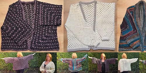 Teen Hexi-Granny Square Cardigan Workshop