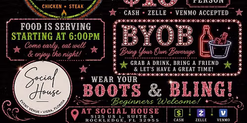 Boots and Bling at the Social House