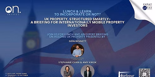 UK PROPERTY - LUNCH & LEARN: TO INCORPORATE OR NOT?