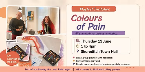 Colours of Pain: A work in progress playtest