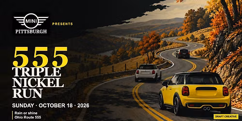 2nd Annual MINI of Pittsburgh Triple Nickel Run