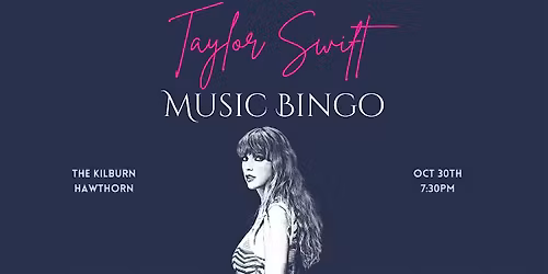 Taylor Swift Music Bingo